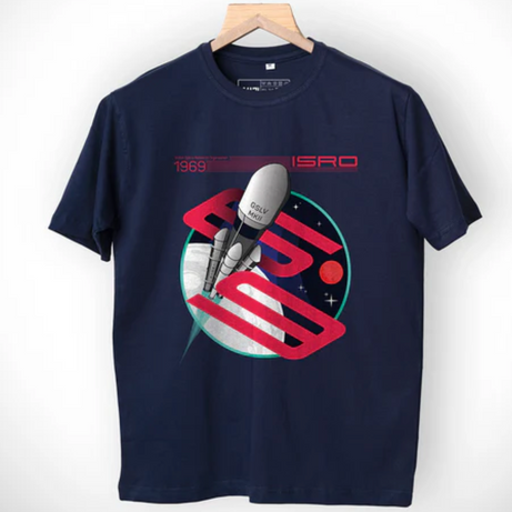 Isro Navy Tshirt